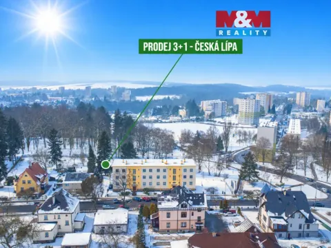 Prodej bytu 3+1, Česká Lípa, Mariánská, 78 m2