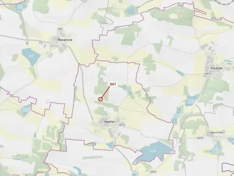 Dražba lesa, Nezdřev, 126 m2