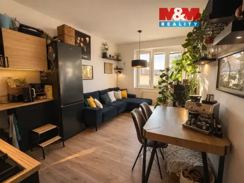 Pronájem bytu 2+kk, Praha - Podolí, Levá, 37 m2