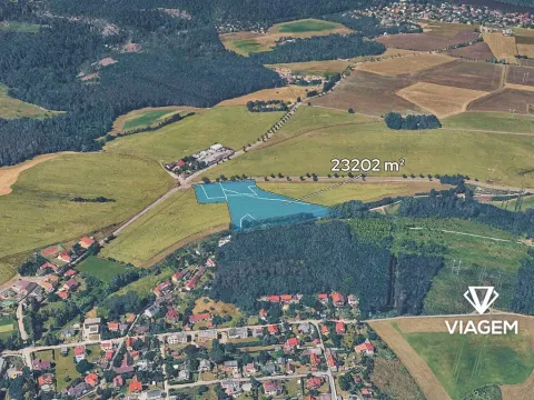 Prodej podílu pole, Davle, 7734 m2