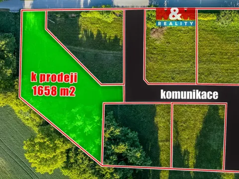 Prodej pozemku pro bydlení, Hrobice, 1658 m2