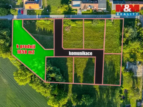 Prodej pozemku pro bydlení, Hrobice, 1658 m2