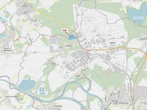 Dražba lesa, Rybitví, 37060 m2