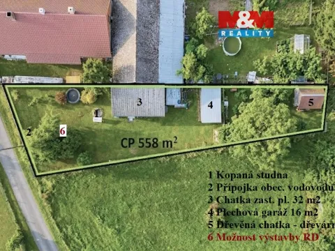 Prodej pozemku pro bydlení, Čížová - Topělec, 558 m2