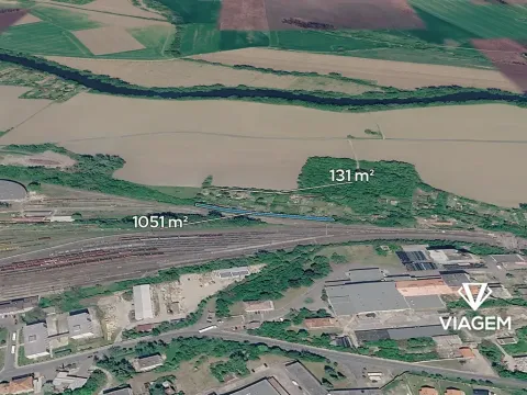 Prodej zahrady, Černčice, 1182 m2