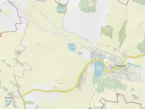 Prodej podílu louky, Nezamyslice, 1321 m2