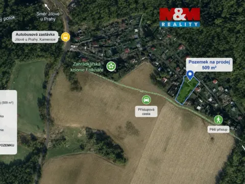 Prodej zahrady, Děčín - Děčín XXVIII-Folknáře, 509 m2