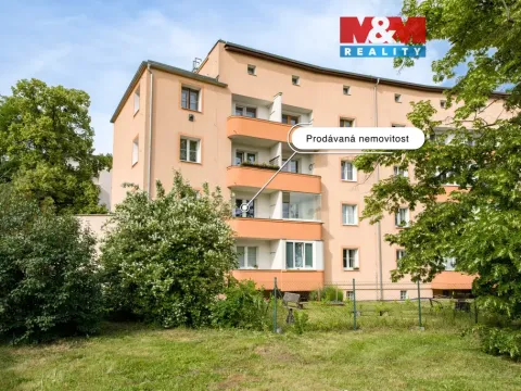 Prodej bytu 1+1, Ústí nad Labem - Klíše, Mezidomí, 47 m2
