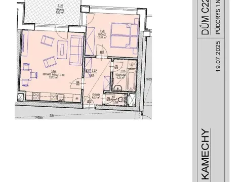 Prodej bytu 2+kk, Brno, Chvalovka, 60 m2