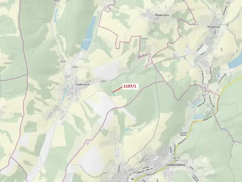 Dražba lesa, Ludkovice, 2302 m2