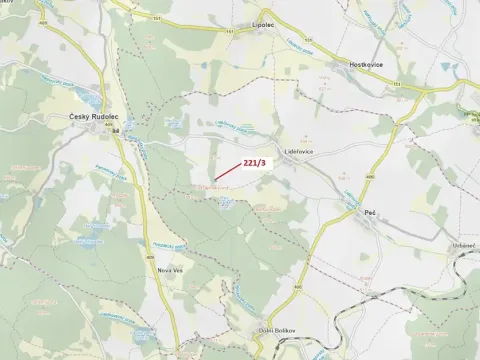 Dražba lesa, Peč, 1109 m2