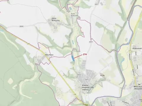 Dražba lesa, Klášter Hradiště nad Jizerou, 10038 m2
