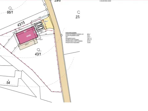 Prodej pozemku pro bydlení, Lom, Tyršova stezka, 888 m2