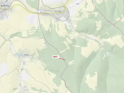 Dražba lesa, Pitín, 1282 m2